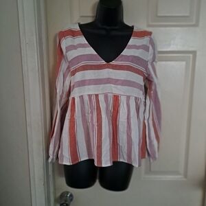 American eagle striped blouse 5/$25